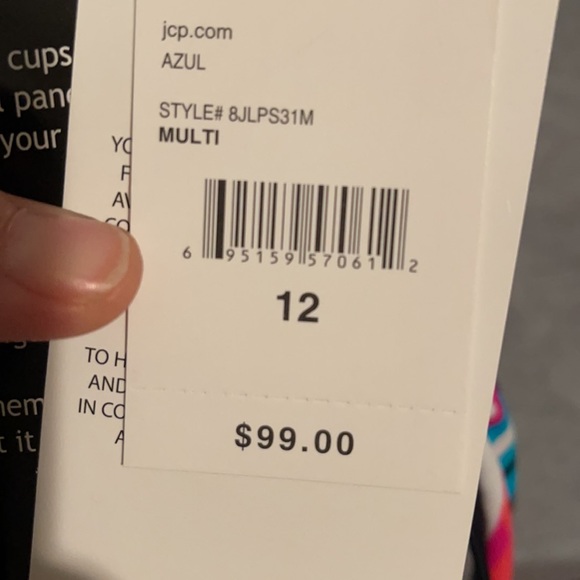 AZUL One Piece Swim Suit - Picture 7 of 8